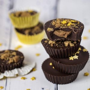 Healthy Chocolate Hazelnut Butter Cups [Keto + Vegan]