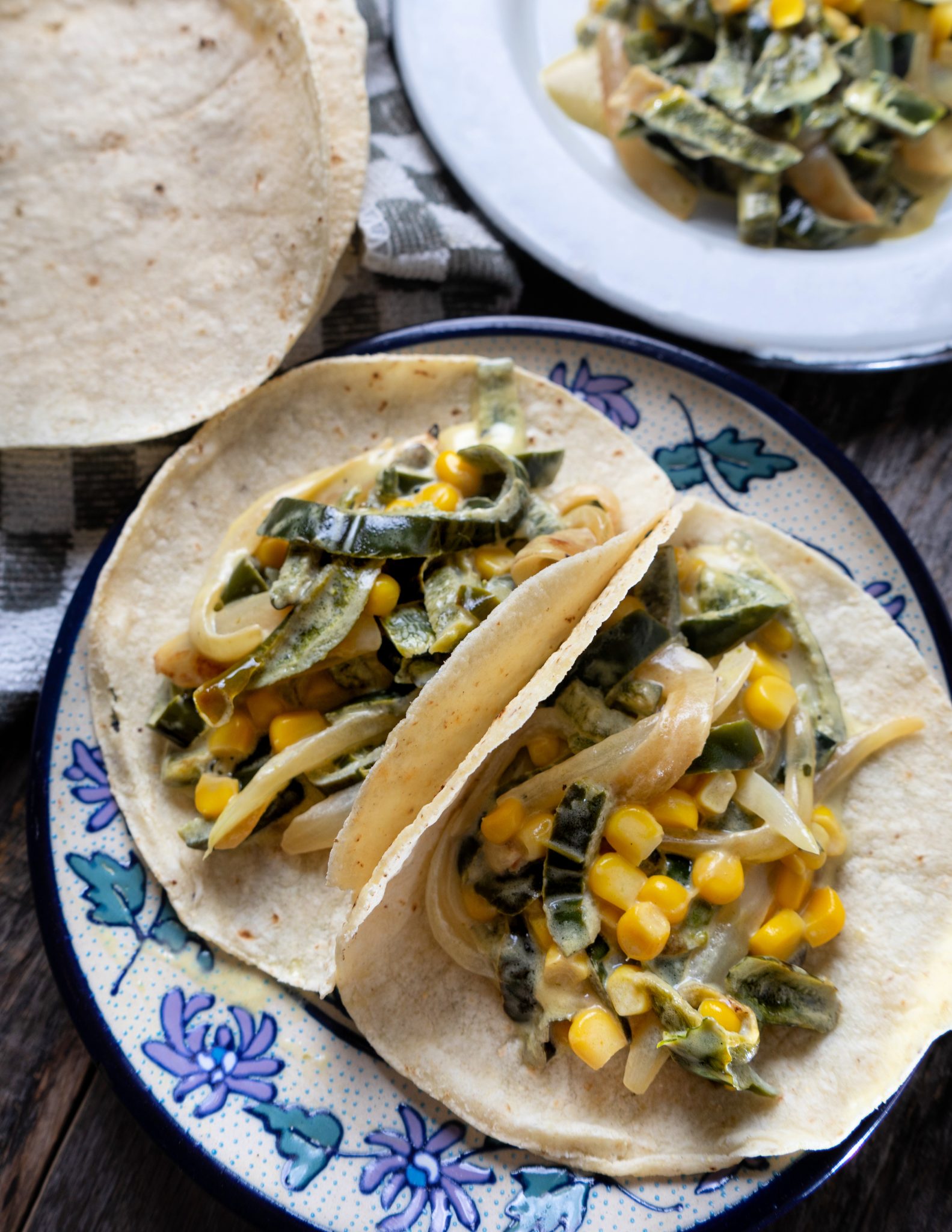 Dairy-Free Creamy Rajas Poblano Recipe