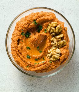 Vegan Sun-Dried Tomato + Walnut Pesto